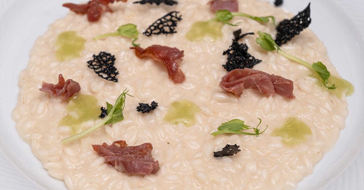 découvrez notre savoureux risotto aux truffes, un plat raffiné alliant crémeux et arômes délicats. parfait pour impressionner vos invités ou vous faire plaisir lors d'une soirée gourmande.